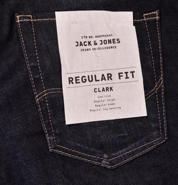 JACK AND JONES spodnie SLIM jeans CLARK _ W33 L32