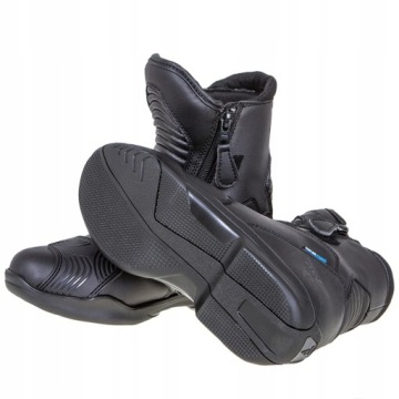 МОТОЦИКЛОВЫЕ БОТИНКИ REBELHORN RIO С МЕМБРАНОЙ ЧЕРНЫЕ 45