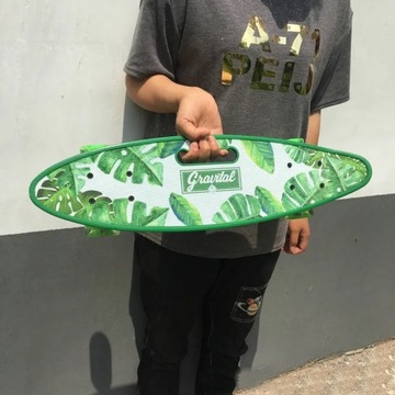 СКЕЙБОРД ДЕТСКИЙ GRAFITTI ABEC-7 100КГ FISZKA ПОДАРОК ​​СВЕТЯЩИЕСЯ КОЛЕСА