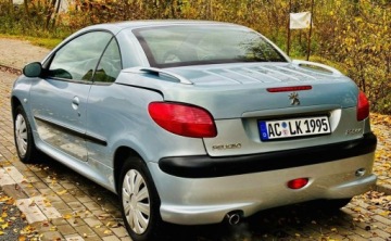 Peugeot 206 Cabrio 2.0 i 16V 136KM 2004 Peugeot 206 KabrioletBenzyna Klima Zadbany Zamiana 2.0 Benzyna 136KM, zdjęcie 1