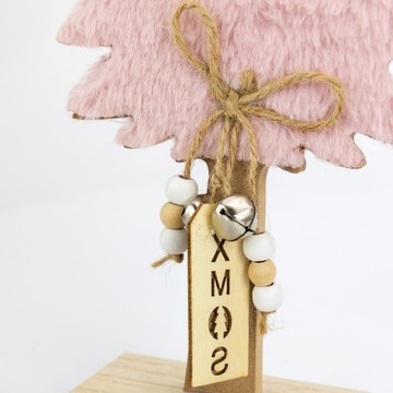 РОЖДЕСТВЕНСКОЕ УКРАШЕНИЕ РОЖДЕСТВЕНСКАЯ ЕЛКА ОРНАМЕНТ СТОЯЩАЯ ДЕРЕВЯННАЯ ФИГУРКА