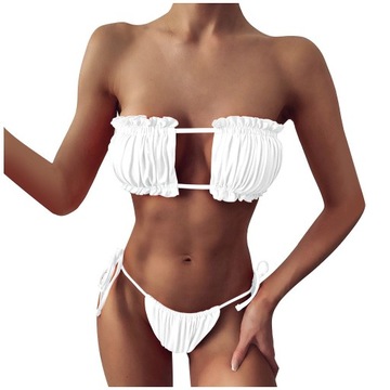 STRÓJ KĄPIELOWY BIKINI PUSHUP STRINGI BRAZYLIJSKIE