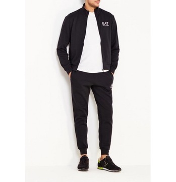 Фирменный мужской спортивный костюм EMPORIO ARMANI EA7 ЧЕРНЫЙ НОВЫЙ размер L