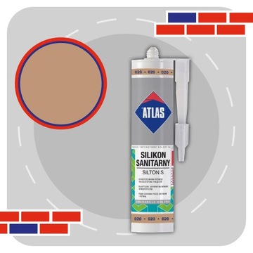 ATLAS SILICONE SILTON S 280мл - 020 БЕЖЕВЫЙ