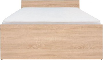 Łóżko 120x200 Dwuosobowe Nepo Black Red White
