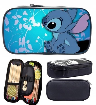 ЧЕХОЛ ДЛЯ КАРАНДАША STITCH LILO С ПОЛНЫМ ПРИНТОМ 3D, НОВЫЙ