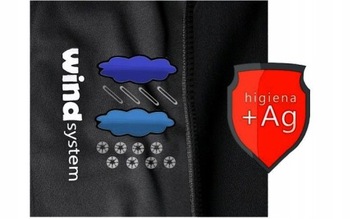 Spodnie Wind System Nieprzewiewne Membrana +Ag L