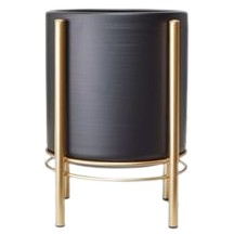 DONICA OSŁONKA DONICZKA METALOWA STOJAK NA KWIATY