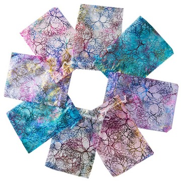 СУМКА ИЗ ОРГАНЗЫ СУМОЧКИ ДЛЯ ЮВЕЛИРНЫХ УКРАШЕНИЙ 100 ШТ.