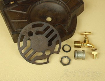 Чугунная раковина, точка водозабора Водник