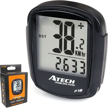 Licznik rowerowy aTech - 16-funkcji