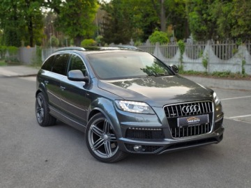Audi Q7 I SUV Facelifting 3.0 TDI DPF 245KM 2013 Audi Q7 3.0TDI Quattro 2x S-Line Nowy Rozrzad Panorama Alcantara Full Serw, zdjęcie 1