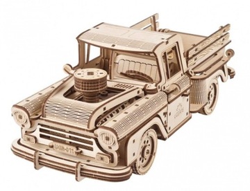 Puzzle 3D Pickup Drwala model drewniany składany