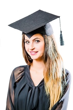 Biret Absolwenta Czapka Absolwent Student Studenta