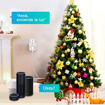 EXTRASTAR Smart Wi-Fi Control с двойной розеткой, таймером на 16 А