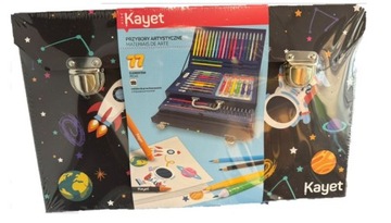 Zestaw plastyczny artystyczny KAYET 77 elem., KOSMOS