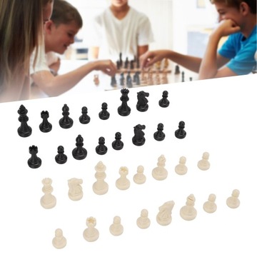 ПЛАСТИКОВЫЕ ШАХМАТНЫЕ ФИГУРКИ - КОРОЛЬ 49 ММ