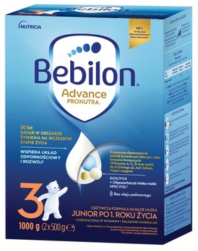 Bebilon Junior 3 Advance Pronutra mleko 1000 g