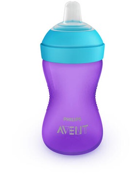 Philips Avent Кружка с мягким носиком 300мл 9м+ фиолетовый SCF802/02