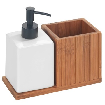 ДОЗАТОР ЖИДКОСТИ С БАМБУКОВЫМ ОРГАНАЙЗЕРОМ MERA, WENKO