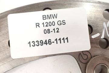 BMW R 1200 GS K25 08-12 Tarcze hamulcowe ⌀305mm
