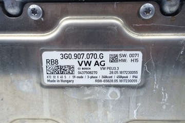 NAKLÁDAČE GENERÁTOR BATERIE VW PASSAT GTE 3G0907070G