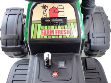 ЭЛЕКТРОТРАКТОР 24В 2 ДВИГАТЕЛЯ 200ВТ ДИСТАНЦИОННЫЙ ПРИЦЕП