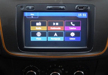 Dacia Sandero II Hatchback 5d Facelifting 0.9 TCe 90KM 2017 Dacia Sandero Benzyna LPG Klimatyzacja _ Nawigacja _ Czujniki parkowania, zdjęcie 17