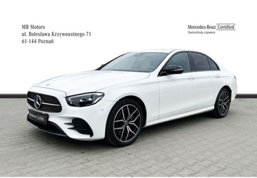 Mercedes Klasa E W214 Sedan 2.0 220d 197KM 2023 Mercedes-Benz Klasa E E220d 4Matic AMG, Salon ...