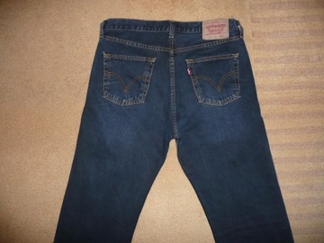 Spodnie dżinsy LEVIS 751 W33/L30=44,5/105cm jeansy