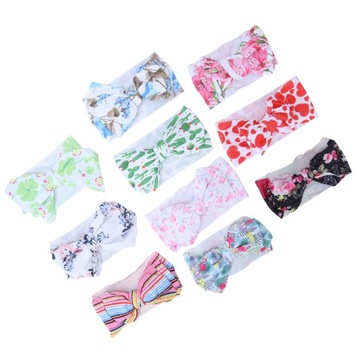 10 шт. детские повязки на голову с бантом