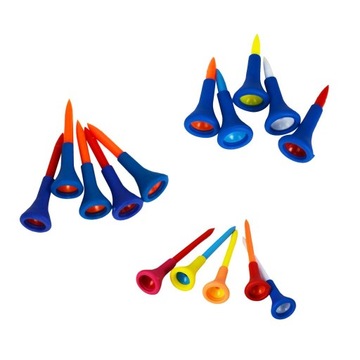 Прочные мягкие резиновые аксессуары для гольфа MagiDeal, 5 шт./компл., цветные