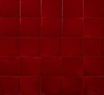 Czerwone płytki ceramiczne ścienne jednokolorowe - 90 sztuk - Rojo Cereza