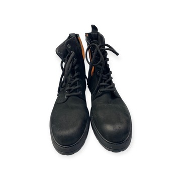 Pánska šnurovacia členková obuv čierna RODD & GUNN 43