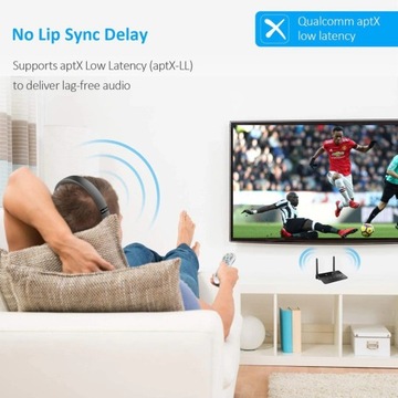 АДАПТЕР VIKEFON BT 5.0 AUX+2RCA Qualcomm aptX LL