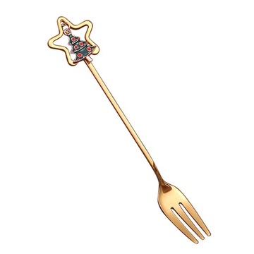 Christmas Portable Travel Tableware 304 Stainless Steel Christmas Tree