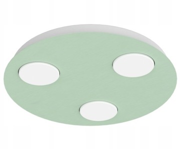 EWILIGHT Lampa sufitowa 3-punkty plafon STICKER kids 3xGX53 zielony