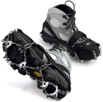 КОШКИ ДЛЯ ОБУВИ, ЦЕПИ, ПРОТИВОСКОЛЬЗЯЩИЕ ШПИЛЬКИ, размер М