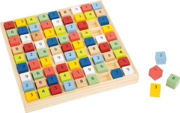 SUDOKU klasyczna DREWNIANA gra logiczna