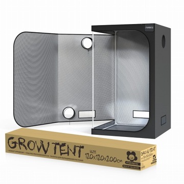 GROWBOX namiot uprawowy GROWTENT 120x120x200 D600
