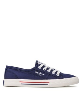 Pepe Jeans Tenisówki Brady W Basic PLS31287 Navy 595