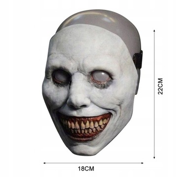 Жуткая МАСКА Улыбающийся Белоглазый Злой C