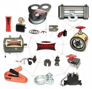 POKROWIEC DO WYCIĄGAREK 2000ST 2500ST 3500ST DRAGON WINCH wodoodporny IP
