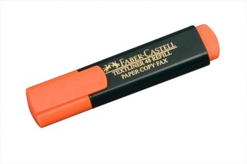 Faber-Castell Flamaster SZKOLNY Pisak do NOTATEK ZAKREŚLACZ Pomarańczowy