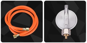 NAGRZEWNICA GAZOWA NA BUTLĘ DMUCHAWA DUŻA MOC 25 KW + WĄŻ REDUKTOR