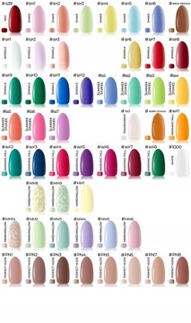 НАБОР ИЗ 10 декоративных элементов CLARESA для верхней основы под гибридный лак