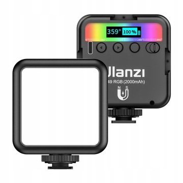 LAMPA DIODOWA LED RGB ULANZI VL49 DO KAMERY VIDEO