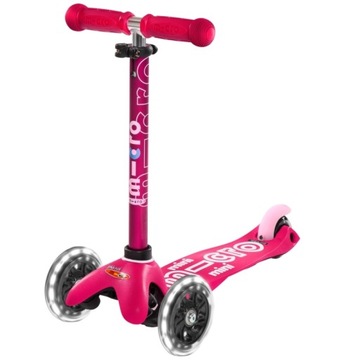 HULAJNOGA MINI MICRO DELUXE LED PINK MMD075