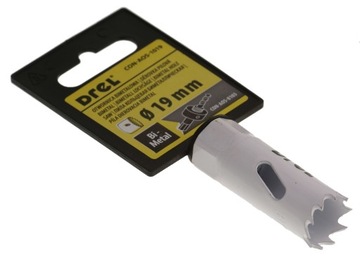 OTWORNICA KORONKA BIMETAL DO DREWNA METALU 19 mm