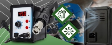 ПЛАСТИКОВЫЙ СВАРОЧНЫЙ АППАРАТ СТАНЦИЯ ГОРЯЧЕГО ВОЗДУХА ПЛАСТИКОВЫЙ СВАРОЧНЫЙ АППАРАТ 750W КОМПЛЕКТ